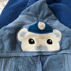Octonauts Captain Barnacles Hooded Towel for Kids